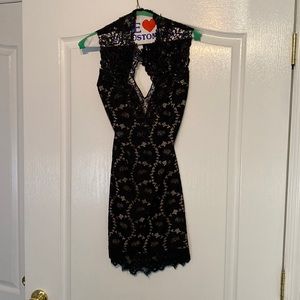 Worn once black lace dress